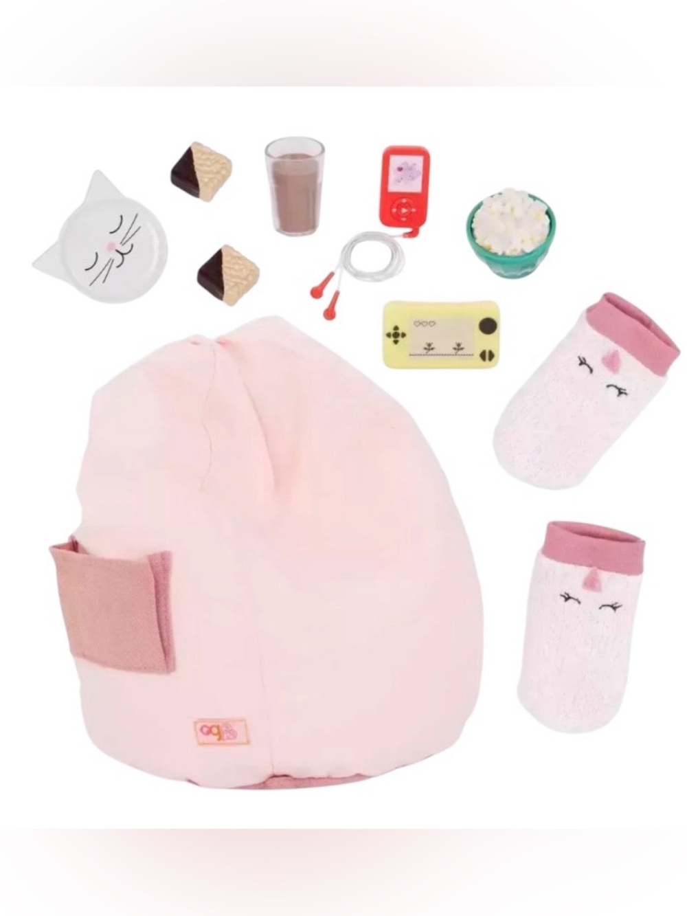Our Generation Doll Bean Bag Chair, Accessory Set